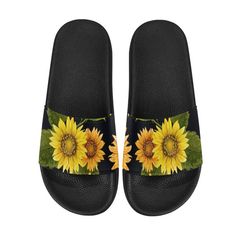 Sunflower Women Slide Sandals, Wedge Slides Slip OnType: PVC Sole, for Women  Sizes run small. It is recommended to order 1 or 2 sizes up than you typically wear.19.05 Oz. Designed for women, stylish and personalized.Constructed with lightweight and soft material.PVC straps and sole for comfort and durability.Slip-on design, easy to put on and off.Perfect for indoor or outdoor use.Please allow 2-4 weeks for delivery Comfortable Summer Slide Wedge Sandals, Comfortable Slide Wedge Sandals For Summer, Comfortable Yellow Flip Flops For Summer, Comfortable Yellow Summer Flip Flops, Yellow Non-slip Slides For Summer, Comfortable Eva Slides For Summer, Comfortable Yellow Flip Flops For Spring, Yellow Slide Flip Flops For Spring, Yellow Slides For Summer Vacation