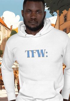 Come celebrate cozy season and Check out the most vibey & funny unisex hooded slogan sweatshirt, with the stunningly mysterious & huggable TFW: print.  That Feeling When: - the right lazy days-inspired oversized hoodie lands in your lap, just at the right time ❤️❤️❤️ TFW - You can fill in the blanks Enhance your personal style, then watch jaws drop this season with our dazzling, & slightly sarcastic hoodie, featuring the printed TFW statement - your new comfort layer for oversized unique combina Hot Mess Aesthetic, Mess Aesthetic, Slogan Sweatshirt, Aesthetic Gift, Cute Hoodie, Group Boards, All The Feels, That Feeling, Soft Hoodie