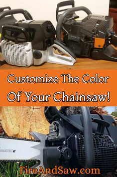 3 BEST Ways To Get A Black Stihl Chainsaw: Color Customization! Chainsaws For Sale, Chainsaw Case, Spray Paint Plastic, Chainsaw Parts, Oracal Vinyl, Painting Plastic