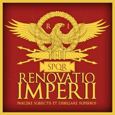 the logo for renovato imperii, which is located in an italian language