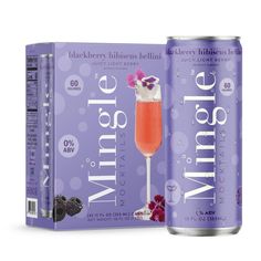 an image of a can of wine with berries