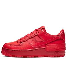 (WMNS) Nike Air Force 1 Shadow 'Triple Red' CU3012-661 (AF1/SNKR/Women's) Nike Air Force 1 Shadow, Air Force 1 Shadow, Nike Air Force 1, Air Force 1, Nike Air Force, Air Force, Nike Women, Nike Air, Force