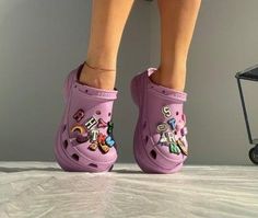 Crocs Bae Clogs With Jibbitz, Crocs Bae Clogs, Crocs Decorations, Bae Clogs, Croc Fashion, Crocs Bae, Changing Perspective, Croc Decorations, Jibbitz Crocs