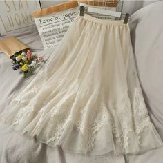 Name: Sweet wind, embroidered medium length, high waist lace skirtMaterial:tulle,laceColor:black,gray,apricotFeatures: embroidered,laceSize:(cm): free 1inch=2.54cmwaist:60-74,length:89Note:Due to different measurement methods,there will be 1-3 error(unite:cm), please understand.&ltp&gtPlease check the size carefully when you choose items,thank you.</p>&ltbr/> Lace Patchwork Skirt For Spring, Delicate Lace Skirt For Spring, Spring Wedding Skirt With Lace Patchwork, Lace Skirt With Lace Trim, Elegant Skirt With Lace Patchwork, Elegant Lace Patchwork Skirt, Beige Flowy Lace Skirt, Spring Wedding Lace Skirt, Beige Lace Skirt With Lace Patchwork