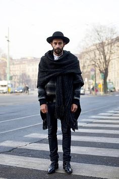 Amish Style, Wear Scarf, Guys Style, Jewish Men, Men Street Style, Sharp Dressed Man, Milan Fashion Weeks, Street Style Paris