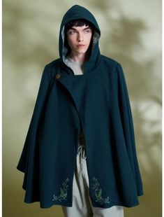 The Lord Of The Rings Frodo Cosplay Elven Cloak Lord Of The Rings Cloak, Frodo Cosplay, Elven Cloak, Lord Of The Rings Frodo, Green Cloak, The One Ring, Fellowship Of The Ring, Girls Outerwear, The Lord Of The Rings