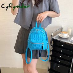 New Women's Backpack Fashion Small Backpack PU Leather Handbag Schoolbag for Girls Women's Bag Female Shoulder Back Mochila Details Show Angle Show Black School Bags, Women Backpack Fashion, Logo Yellow, Women Backpack Travel, Female Shoulder, Purple Logo, Women's Backpack, Pad Bag, Backpack Fashion