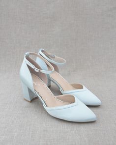 light blue wedding shoes