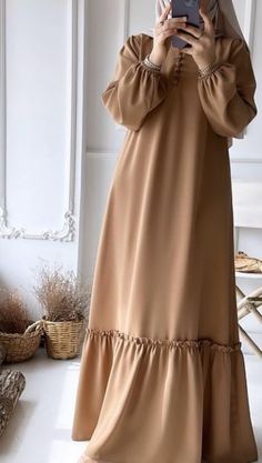 Hijab Dress Casual, Muslim Fashion Dress Modern, Long Dresses Casual, Modesty Dress, Girls Boutique Dresses