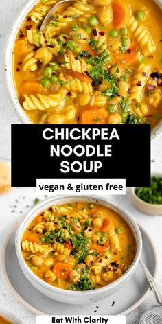 chicken noodle soup with vegetables and gluten free