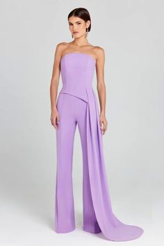 Faye Lilac Top | Tops | NADINE MERABI Lilac And Purple Outfit, Lilac Jumpsuit, Lilac Pants, Nadine Merabi, Lilac Top, Purple Outfit, Corset Boning, Getting Ready Wedding, Purple Outfits