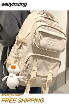 Shipping: Worldwide Express Shipping AvailableDelivery time: 🚚7-15Days Fast ShippingReturns: Fast refund,💯100% Money Back Guarantee. Trendy Beige Outdoor Backpack, Backpack Fabric, Men Backpack, Back To School Bags, Backpack Gift, Backpack Waterproof, Boys Backpacks, Bad Luck, Waterproof Bags