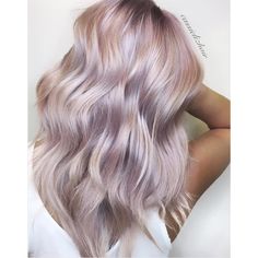 Iridescent Rose Metallic Pink Haircolor - Behindthechair.com Summer Hair Trends, Pastel Pink Hair, Hair Color Shades