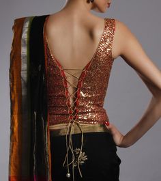 indian fancy blouse corset designs - Google Search Lehenga Blouse Pattern, Saree Jacket, Pola Blus, Ladies Design, Jacket Designs, Corset Blouse