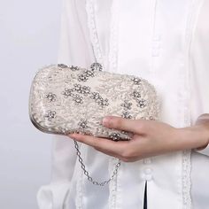 Pearl Clutch Purse Luxury Handbag Embroidery Evening Bag – Luxy Moon Luxury Classic Pouch Evening Bag, Luxury Cream Evening Bag, Luxury Medium Evening Shoulder Bag, Luxury Elegant Evening Bag With Pearl Embroidery, Luxury Chic Evening Coin Purse, Luxury Evening Shoulder Bag Pouch, Cheap Evening Bags With Pearl Embroidery, Luxury Modern Evening Coin Purse, Luxury Pearl Embroidery Pouch Clutch