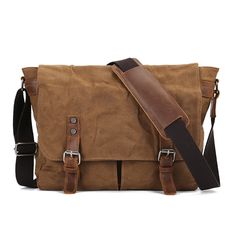 Waxed Canvas Crossbody Bag Canvas Messenger Bag Canvas Shoulder Bag Canvas Leather Satchel For Men If you are looking for a canvas bag that allows lots of room to carry such necessities as iPad, cell phones , pagers, cosmetics , as well as wallets, and other personal items, all my canvas bags have enough plenty of room for everything!! Perfect for work, weekend trips, everyday uses and farmers' market visits, this waxed canvas tote features comfortable canvas leather shoulder straps and cotton webbing adjustable&removable strap. Everyday chic that looks great with jeans or with office attire while holding your commuter essentials. We take pride in the quality of our products and we craft exquisite bags for your items that stand the test of time. Makes the perfect gift for the amateur or pr Casual Brown Satchel For Everyday Use, Practical Brown Shoulder Bag With Cell Phone Pocket, Brown Canvas Briefcase For Everyday Use, Brown Canvas Laptop Bag With Large Capacity, Canvas Shoulder Camera Bag For Daily Use, Casual Brown Waxed Canvas Laptop Bag, Canvas Camera Shoulder Bag For Daily Use, Functional Brown Canvas Laptop Bag, Daily Use Canvas Camera Shoulder Bag