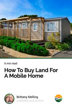 How To Buy Land For A Mobile Home Buying Land, Buy Land, Planning Board, Mobile Home Parks, Water Sources, Nature Sounds, Mobile Homes, America Today, Manufactured Home