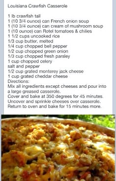 a recipe for pizza with cheese and other toppings on the top is shown below