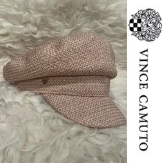 Material: 92% Olefin, 8% Polyester Lining: Polyester Color: Natural Multi One Size Msrp: $42 Brand New With Tag Vince Camuto Straw Hat, Newsboy Cap, Vince Camuto, Caps Hats, Straw, Braids, Women Accessories, Brand New, Cream