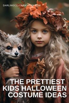 Woodland Princess Costume, Fall Costumes For Kids, Pixie Costume Kids, Halloween Costume For Kids Girl, Woodland Creatures Halloween Costumes, Diy Girls Costumes Halloween