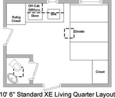 the floor plan for a living room