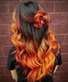 Rainbow Hair Colors, Trendy Fall Hair Color, Colors For 2024, Fire Hair, Beautiful Hair Color, Summer Hair Color For Brunettes