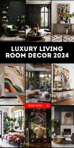 luxury living room decor for the new year