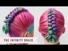 The Chunky Infinity Braid by SweetHearts Hair - YouTube Sweethearts Hair, Chunky Braids, Black Wedding Hairstyles, Natural African American Hairstyles, Natural Hair Updo