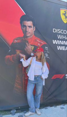 What To Wear To A F1 Race, Nascar Aesthetic Outfits, Formula One Outfit Women, F1 Outfit For Women, Ferrari Girl, Track Outfits, Red Ferrari, F1 Race