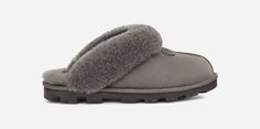 Take your self-care seriously with this slipper. As flexible as it is versatile, the Coquette features our soft sheepskin and a lightweight sole that travels both indoors and out with ease. Pair with athleisure basics or a midi skirt and tank for casual daytime wear. This product and the rest of the catalog made in a factory that supports women in our supply chain with the help of HERproject, a collaborative initiative that creates partnerships with brands like ours to empower and educate women Soft Casual Sheepskin Slippers, Casual Sheepskin Indoor Slippers, Casual Indoor Sheepskin Slippers, Coquette Ugg, Athleisure Basics, Coquette Slippers, Grey Ugg Slippers, Ugg Coquette Slippers, Comfortable House