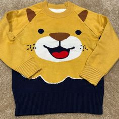 Boy Sweater. Washed But Never Worn. It’s Practically New. Boys Sweaters, Yellow Blue, Colorful Sweaters, Kids Shirts, Blue Yellow, Sweater Top, Shirts Tops, Kids Shop, Color Blue