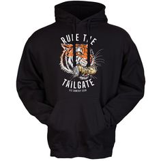 Long before the Bengals take the field, you're making all of the preparations to Rule The Tailgate! Regardless of the outcome of the game, you'll always be the champion! Unisex Printed on a super soft black hoodie. Soft Black, The Field, Black Hoodie, Always Be, The Game, Size Chart, Long Sleeve, Black