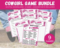 the cowgirl game bundle is available for girls