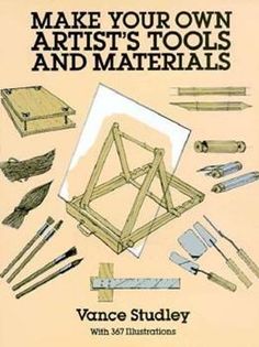 Buy a cheap copy of Make Your Own Artist's Tools and... book by Vance Studley. With this detailed, lavishly illustrated guidebook, artists can learn to make the tools, materials and equipment essential to create artworks of many different... Free Shipping on all orders over $15. Art Tools Illustration, Temari Ball, Felt Tip Markers, Art Masterpieces, Artist Easel, Craft Books, Dover Publications, Art Studio At Home