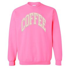 Indulge in the cozy comfort of our 'Coffee' PUFF Crewneck Sweatshirt. This sweatshirt features a playful and stylish design that showcases your love for coffee. Perfect for lounging or running errands, this sweatshirt will keep you warm and cozy while also making a statement. Pick Your Favorites! Mix & Match Sweatshirt & PUFF Colors to Make It Yours™ What’s a Puff Print? The PUFF print era is like a tactile revolution in fashion. It's not just about what you see; it's about what you can touch and feel. It’s a 3D print that Pops! It's like wearable art that make people want to touch it! Everyone will be asking you where you got it! Choose your Puff Color and we’re ready start working on sending one to you! Comfy Leisure Sweatshirt With Letter Print, Coffee Color Graphic Print Crew Neck Sweatshirt, Coffee Color Long Sleeve Top With Letter Print, Coffee Long Sleeve Top With Letter Print, Coffee Crew Neck Top For Loungewear, Coffee Long-sleeve Sweatshirt For Winter, Coffee-colored Relaxed Fit Sweatshirt With Letter Print, Coffee Color Crew Neck Sweatshirt For Winter, Coffee Crew Neck Sweatshirt For Winter