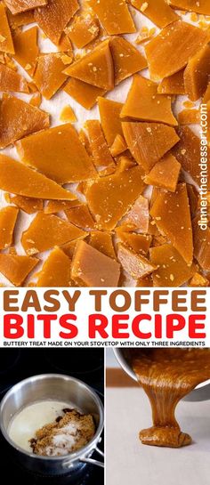 an image of easy toffee bits recipe