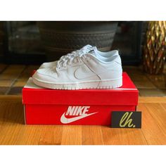 Thank You For Considering Our Store! We Appreciate Your Business And Support! Nike Dunk Low “Triple White” Women’s Size 8.5 Men’s/ Youth Size 7 Brand New With Box Guaranteed 100% Authentic! Dd1503-109 Reach Out Before Submitting An Offer Since We Have This Item Listed Elsewhere & Want To Make Sure We Don’t Oversell! We Consider All Reasonable Offers! With That Said, We Invite You To “Watch” Our Items To Receive Special Offers Sent Directly To You! Thank You For Visiting! Follow Us For More Updat Nike Dunk Low Triple White, Nike Benassi, White Running Shoes, Nike Force, Nike Air Zoom Pegasus, Nike Dunk High, Nike Air Huarache, New Nike Air, Nike Air Vapormax