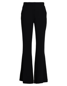 crepe, no appliqués, solid color, high waisted, regular fit, multipockets, flared cut , Color: Black , Size: 4 Luxury Elegant Flare Pants, Luxury Full-length Black Pants, Luxury Full-length Black Flares, Elegant Black High-waisted Flare Pants, Alberta Ferretti, Women Pants Casual, Casual Pants, Pajama Pants, Casual Women