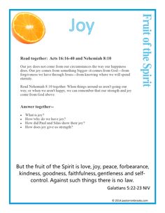 an orange with the words joy on it