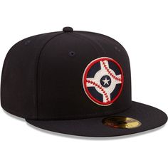 Wearing this New Era 59FIFTY hat on more than just game day allows your Indianapolis Indians fandom to be seen all the time. A trendy high crown and fitted construction pair for a classic design. Bold Indianapolis Indians embroidery completes this cap for an accessory that shows you're more than an average fan. Flat bill with ability to curve Embroidered graphics with raised details Brand: New Era Imported Officially licensed Contrast-color undervisor Surface washable Six panels with eyelets Fit Baseball Season Fan Merchandise Flat Brim Hat, Sports Fan Flat Brim Fitted Baseball Hat, Sports Fan Flat Brim Fitted Hat For Baseball Season, Sports Fan Flat Bill Hats For Baseball Season, Sports Fan Hat With Flat Bill For Baseball Season, Flat Brim Baseball Fan Merchandise Hats, Fan Merchandise Baseball Cap For Baseball Season, Baseball Season Fan Merchandise Cap, Retro Fitted Hat With Flat Bill For Fans