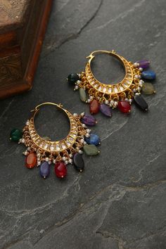 Timeless Jewellery, Earrings Kundan, Polki Earrings, Chandbali Earrings, Designer Outfits, Kundan Earrings, Jhumka Earrings, Wedding Jewelry Earrings, Indian Designer