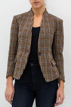 Up for sale is a brand new with tag ISABEL MARANT ETOILE Lardy Tweed Jacket. Authentic directly purchased from department store. MSRP $415. Size 34 FR. We kindly ask buyers to please only purchase if you are certain about the fit & size. We strongly suggest buyers to please try the item at retail stores before purchasing on eBay so that you are 100% sure about the sizing. Or at least do thorough research regarding the size of this particular item before you make a decision.  Sale is FINAL, NO re Tweed Blazer With Hidden Button For Work, Tweed Blazer With Hidden Button Closure For Work, Tweed Herringbone Blazer For Work, Tweed Blazer With Herringbone Pattern For Work, Office Tweed Blazer With Herringbone Pattern, Tailored Tweed Jacket With Hidden Buttons For Fall, Workwear Tweed Jacket With Button Closure, Fall Tweed Jacket For Office, Fall Office Tweed Jacket With Buttons