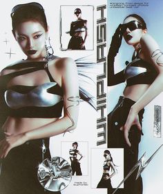 an image of a woman wearing futuristic garb