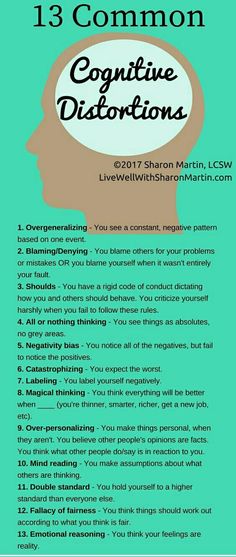 Distorted Thoughts, Automatic Thoughts, Irrational Thoughts, Thinking Errors, Counseling Resources, Therapy Tools, Cognitive Behavioral Therapy, Behavioral Therapy, Mental And Emotional Health