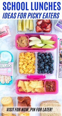 school lunches ideas for picky eaters