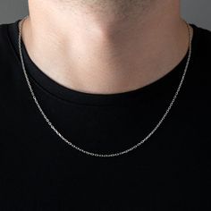 Men's 14k Solid Gold Paperclip Chain Necklace, White Gold Retangle Drawn Cable Chain, Gift for Him, Men Gold Jewelry FREE EXPRESS INTERNATIONAL SHIPPING! SHIPPING NEXT DAY! PRODUCT DETAILS * 14K REAL GOLD ( it has a 14K or 585 stamp on item.) All of my items are 14k real gold. I don't use any gold filled or gold plated materials. * Chain dimensions : 1.85 mm*2.75mm * The closure is spring ring as a default but if you want lobster claw, please send me a message and I can do it. * All of my items Classic Rectangular Chain Necklace With Adjustable Chain, Classic Rectangular Chain Necklace, Classic Box Chain Necklace For Father's Day, Rectangular Rolo Chain Necklace As A Gift, Rectangular Rolo Chain Necklace Gift, Men Gold Jewelry, Men Chain Necklace, Men Chain, Necklace White Gold