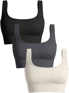 Outfit Yoga, Perfect Bra, Sport Tank Tops, Ribbed Tank Tops, Amazon Women, Sports Bras, Comfortable Outfits