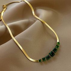 Zircon Charms Snake Chain Choker Necklace Gold Jewellery Indian, Jewellery Indian, Crystal Choker Necklace, Statement Choker, Party Necklace, Single Line, Crystal Choker, Long Pendant Necklace, Chain Choker Necklace