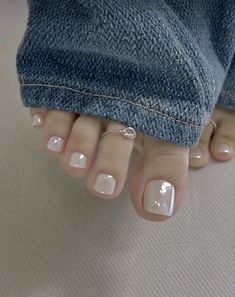 Unghie Nail Art, Gel Toe Nails, Milky Nails, Toe Nail Color, Hello Nails, Blush Nails