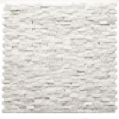 a white brick wall that is made out of bricks